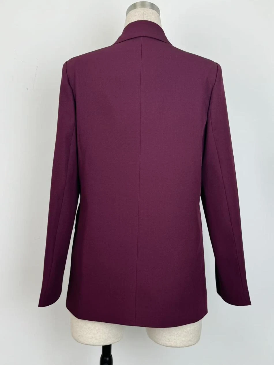 Women's Blazer,Double-Breasted Blazer,Jacket — view 2