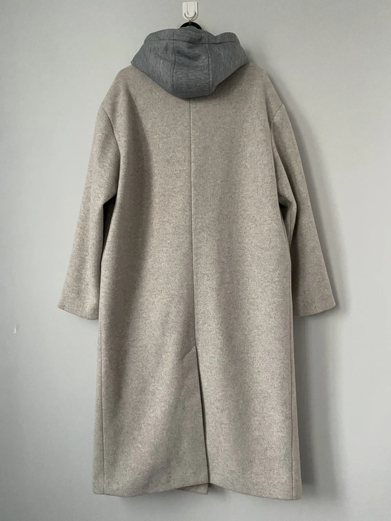 Women's outwear Hooded coat Adult maxi overcoat Casual female topcoat Winter Coat  — view 3