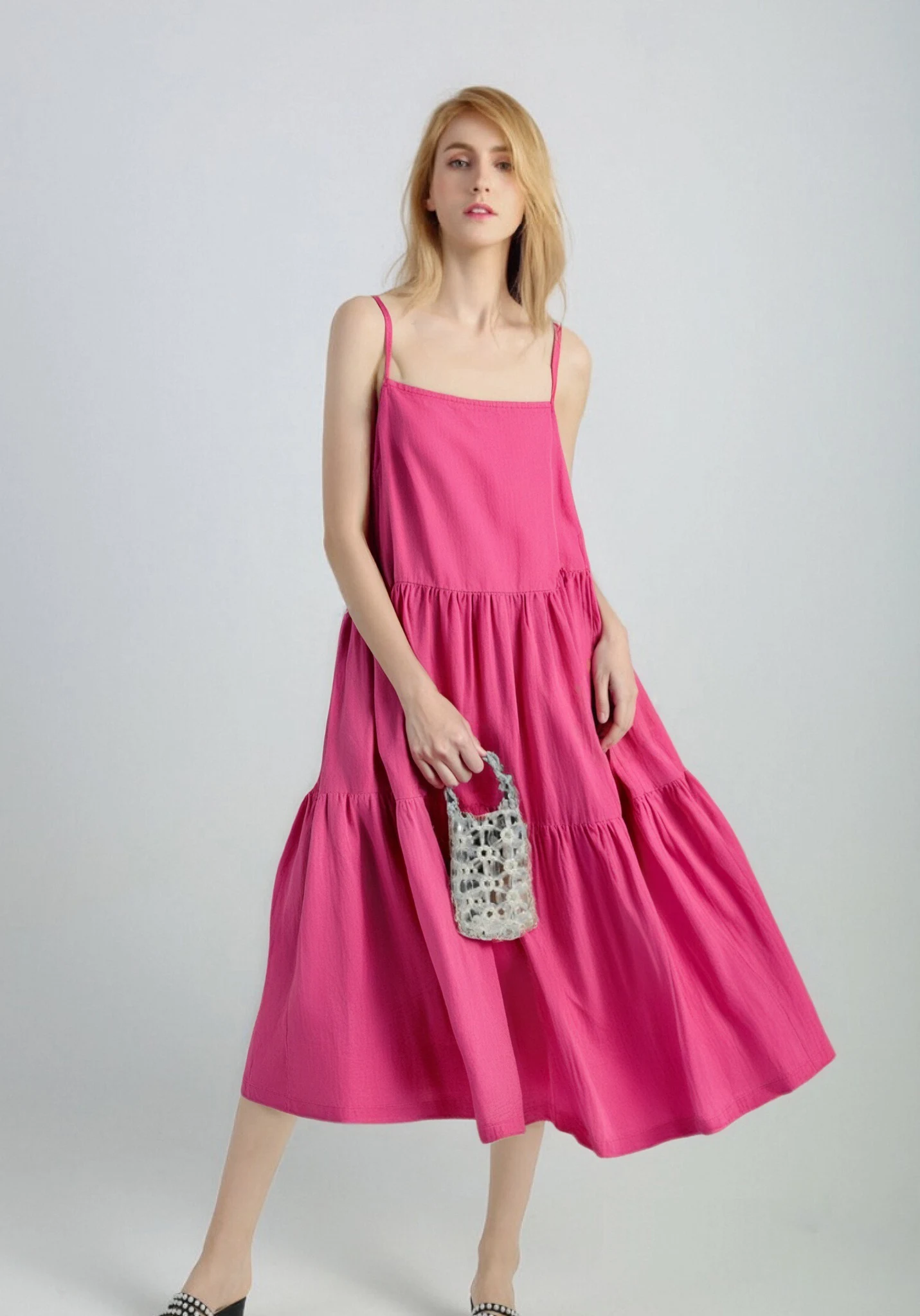 Sleeveless dress,Day dress,Daily dress,Casual maxi dress