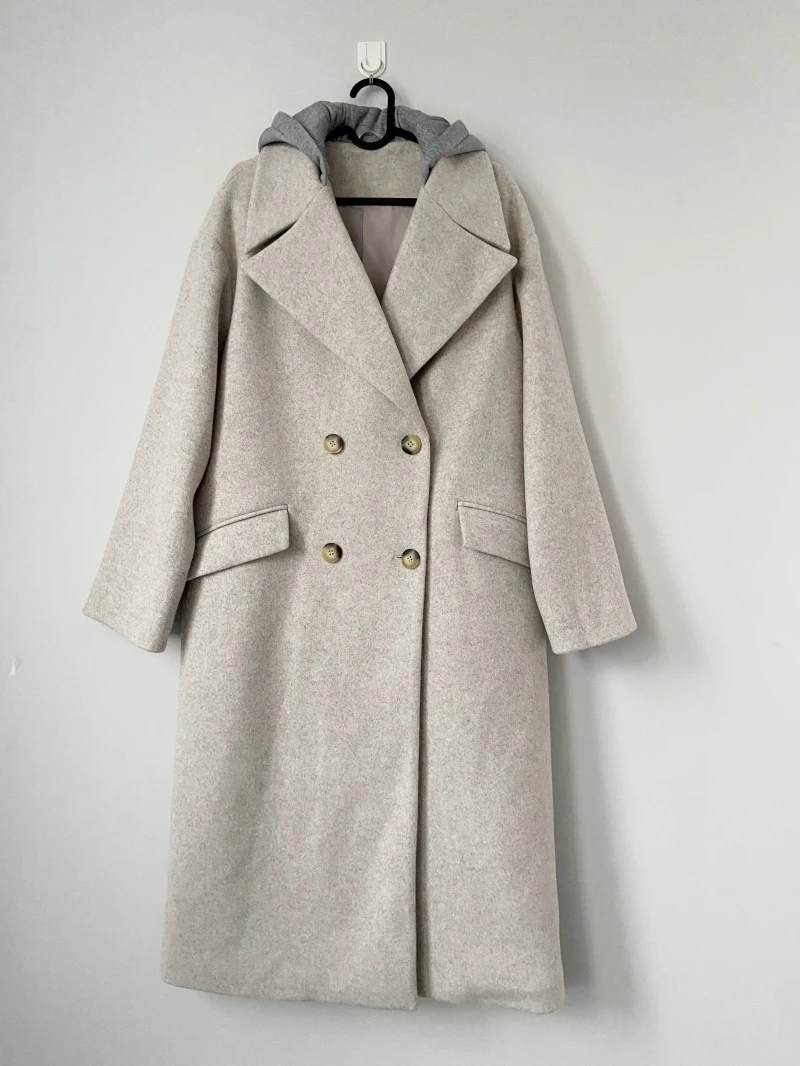 Women's outwear Hooded coat Adult maxi overcoat Casual female topcoat Winter Coat 