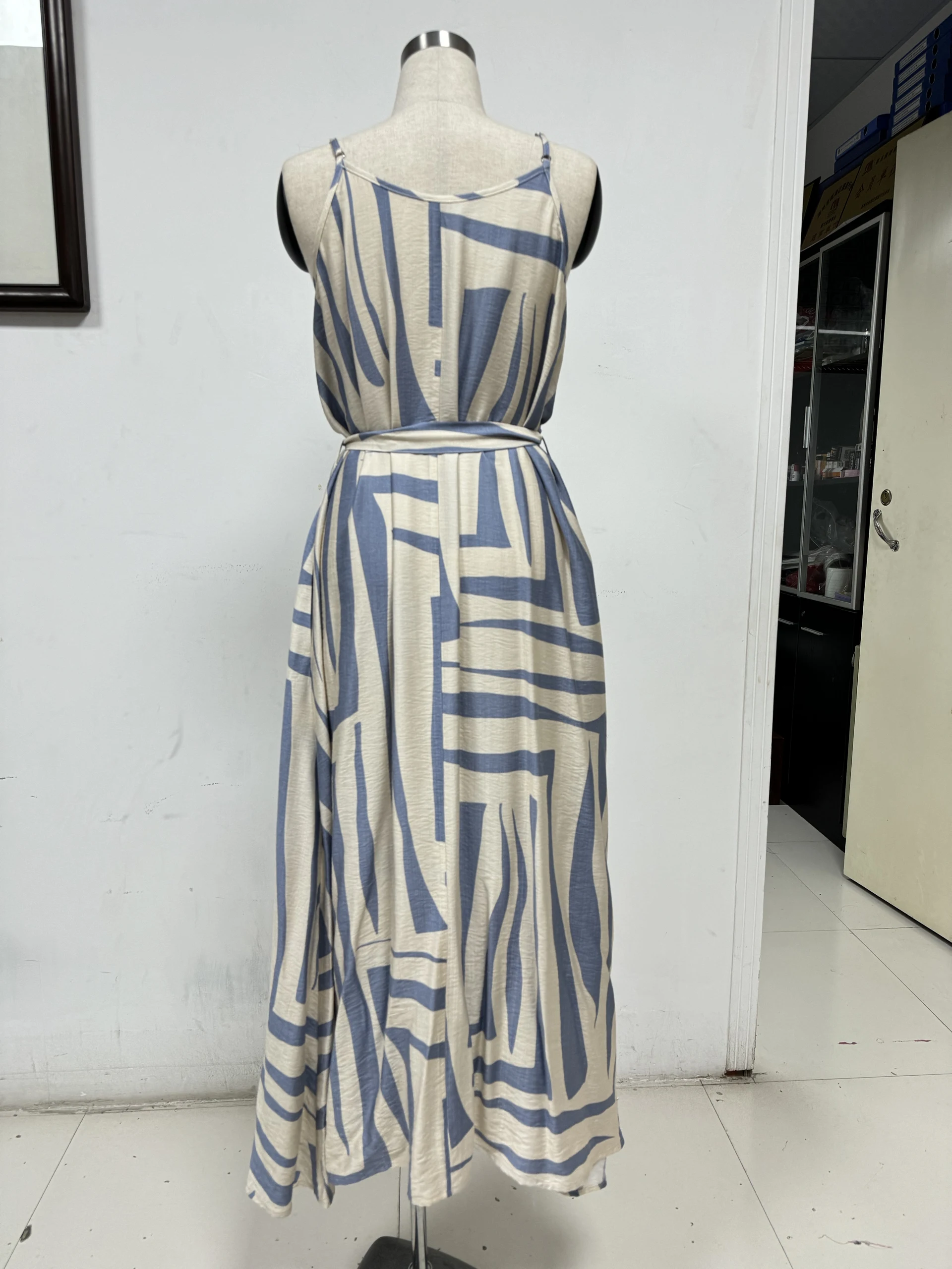 Sleeveless printed dress,Day dress,Daily dress,Casual maxi dress — view 3